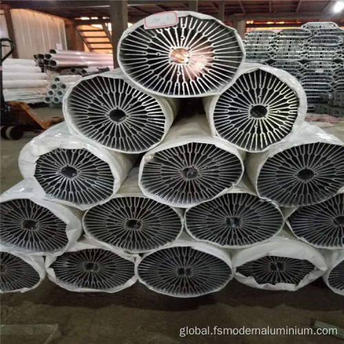 Round Aluminium Extrusion Heat Sink Custom Made Extruded Aluminum Heatsinks for Led Lighting Manufactory